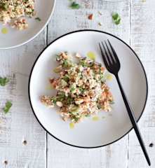 Ensalada de cuscús de coliflor