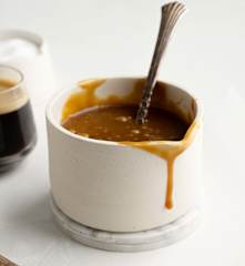 Sauce caramel au café