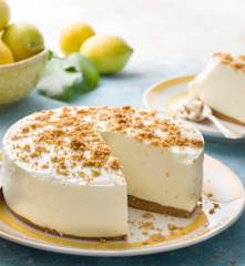 Tarta esponjosa de limón
