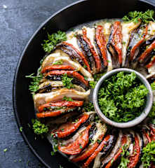 Pieczone warzywa z kozim serem i pesto (TM5)