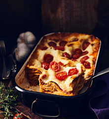 Grünkernlasagne