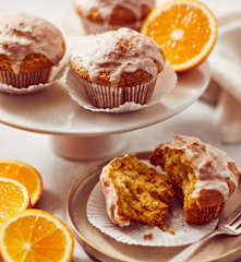 Thirty Second Orange Cupcake