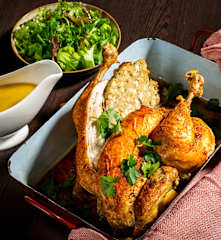 Gefülltes Brathenderl