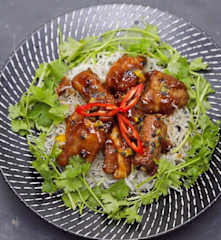 Sườn sốt chanh leo