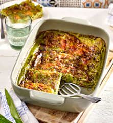 Grüne Bärlauch-Lasagne