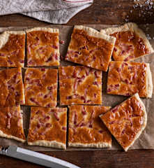 Rustico con uova e stracchino