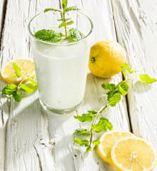Ayran à la menthe