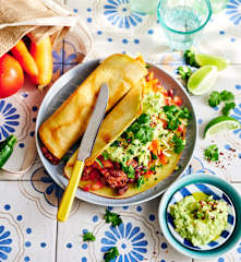 Veggie & bean grain-free wraps (Thermomix® Cutter, TM6)