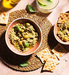 Tapenade de olivas verdes