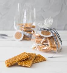 Honey Sesame Snaps