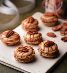 Caramel Pecan Macarons
