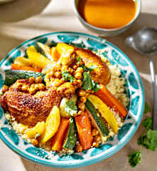 Couscous de poulet aux légumes