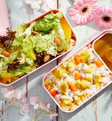 咖喱鸡山药米饭便当