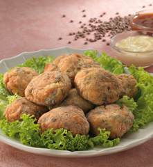 Knusprige Truten-Linsen-Meatballs