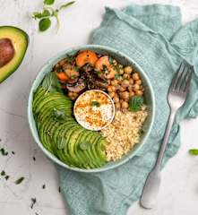 Nohut ve Bulgurlu Bowl