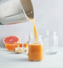 Smoothie agrumes-gingembre