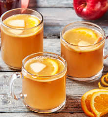 Maple-Buttered Rum Cider