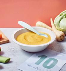Grundrezept Gemüse-Kartoffel-Fleisch-Brei (am Ende des 1. Lebensjahres)