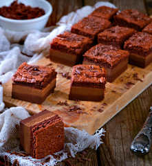 Torta magica al cacao e arancia