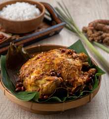 Balinese Betutu chicken