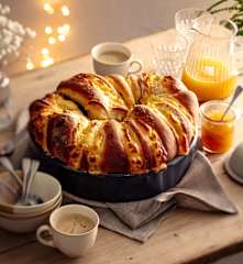 Brioche plissée crème aux agrumes