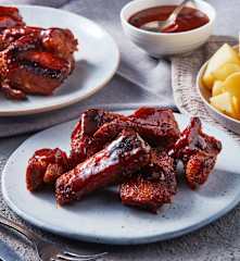 Costillas de cerdo a la BBQ en Cocción lenta