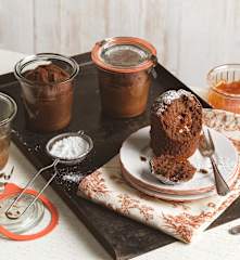 Schoko-Kuchen im Rexglas (glutenfrei)