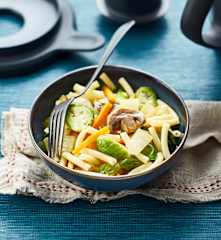 Pâtes aux légumes d'automne