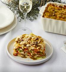 Lasagne crema di pistacchi e salmone (Bimby Friend)