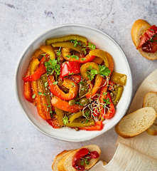 Peperoni in agrodolce sottovuoto