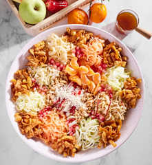 Fruit Yu Sheng with Honey Lime Dressing