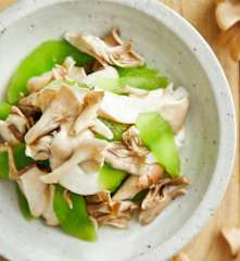 牛油果油炒舞茸