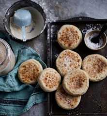 Bolo do caco com massa-mãe