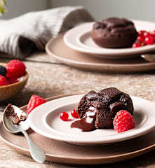 Tortino al cioccolato con cuore fondente