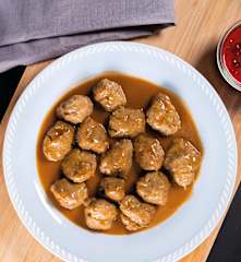 Kjøttkaker i brun saus