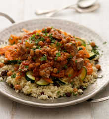 Marocké jehněčí s kuskusem