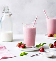 Batido de fresas