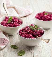 Rote Rüben Salat mit Schafs-Joghurt