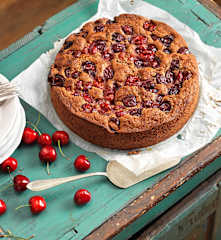 Kirschen-Schokoladen-Kuchen