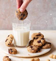 Biscuits au beurre de cacahuètes et aux pois chiches