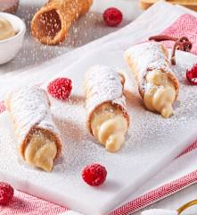 Cannoli de queso y caramelo TM6
