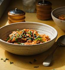 Vegan Chickpea and Mushroom Stew