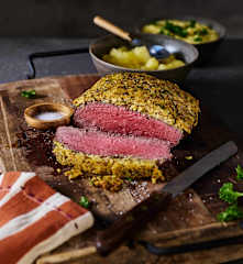 Roastbeef mit Senfkruste