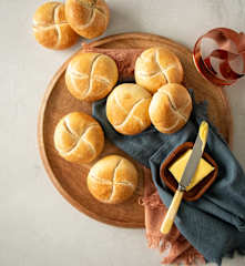 Traditional Kaiser rolls