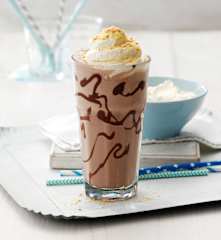 Koktajl mleczny z masłem orzechowym