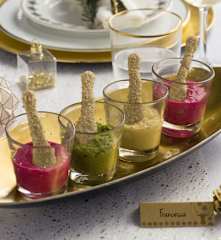 Tris di mousse con frollini integrali (vegan)