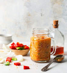 Vinagreta de pimientos