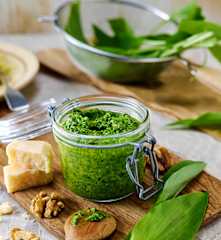 Bärlauch-Walnuss-Pesto