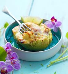 Gratin de christophine au vivaneau