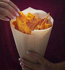 Chips mais e lenticchie